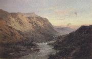 Alfred de breanski The shiel Valley (mk37) oil painting artist